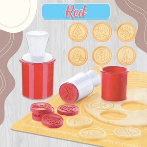 DIY DECORATING COOKIE STAMP SET