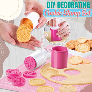 DIY DECORATING COOKIE STAMP SET