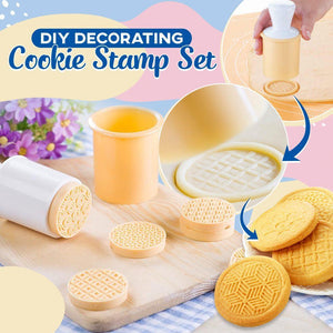 DIY DECORATING COOKIE STAMP SET