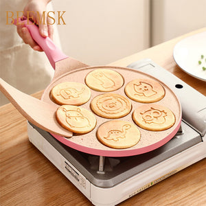 Seven-hole breakfast pan multi-function - 4Cookers