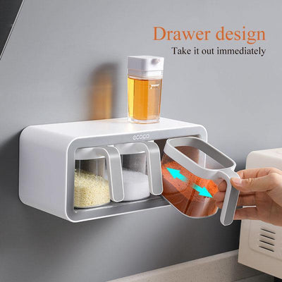 Wall Mount Spice Rack Organizer - 4Cookers