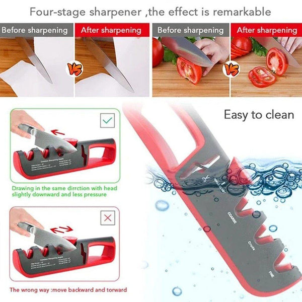 Knife Sharpener 4in1 - 4Cookers