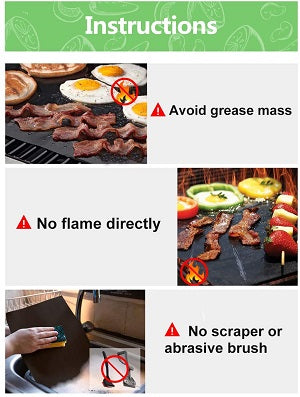 Non-Stick BBQ Baking Mats ( 3 PCS / SET ) - 4Cookers