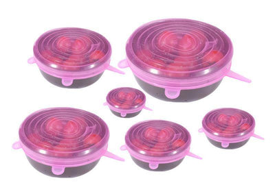 STRETCH&SEAL™ Silicone Lids (6 PCS/SET) - 4Cookers